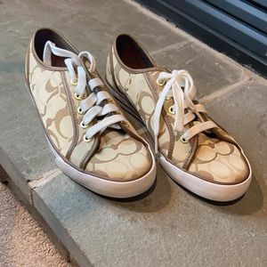 Coach Gold Sneakers